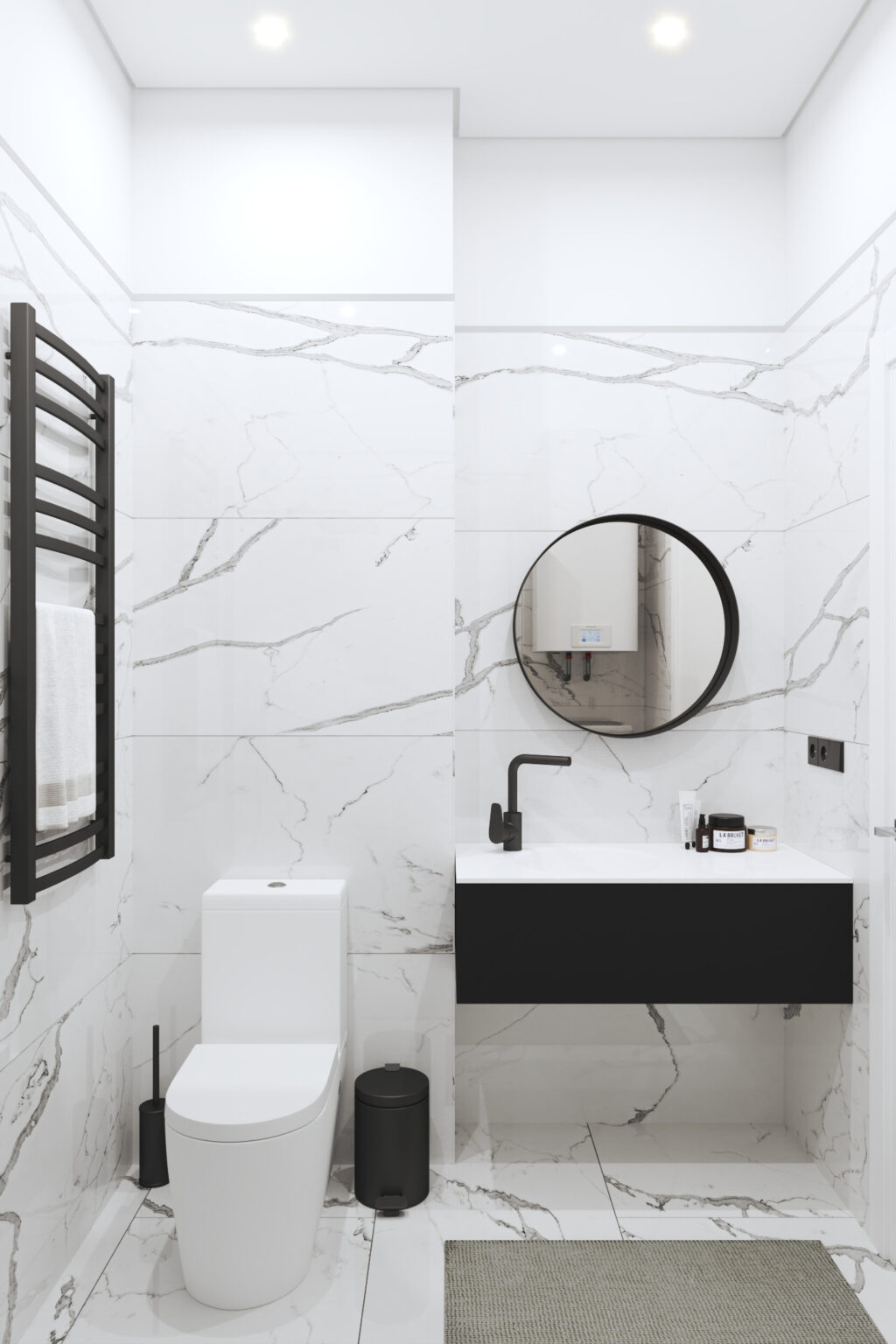 Kupatilo: lavabo - apartman br. 25 u Emerald Residence, Bar