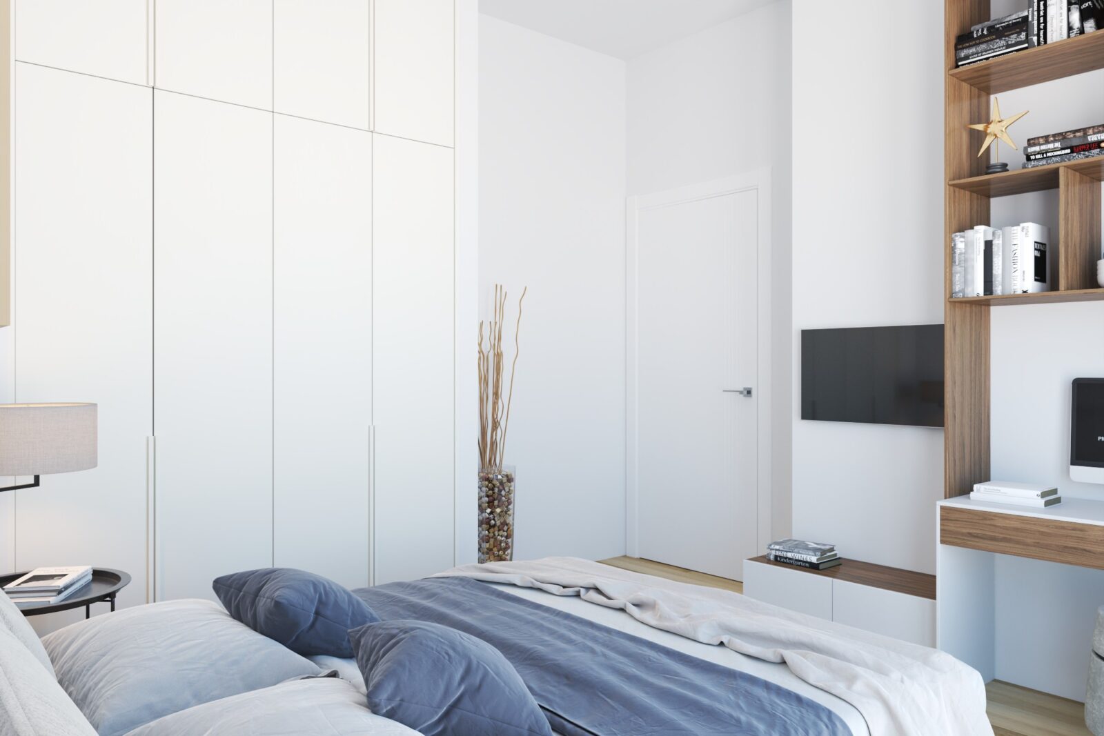 Druga spavaća soba: plakar i ulaz - apartman br. 59 u Emerald Residence, Bar