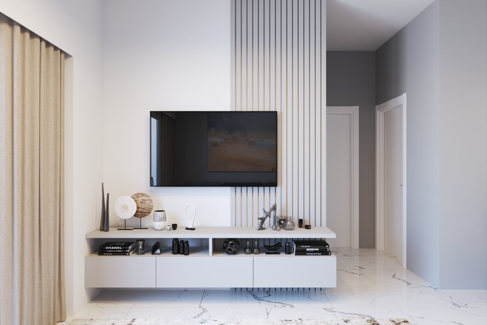 TV zona - apartman br. 61 u Emerald Residence, Bar