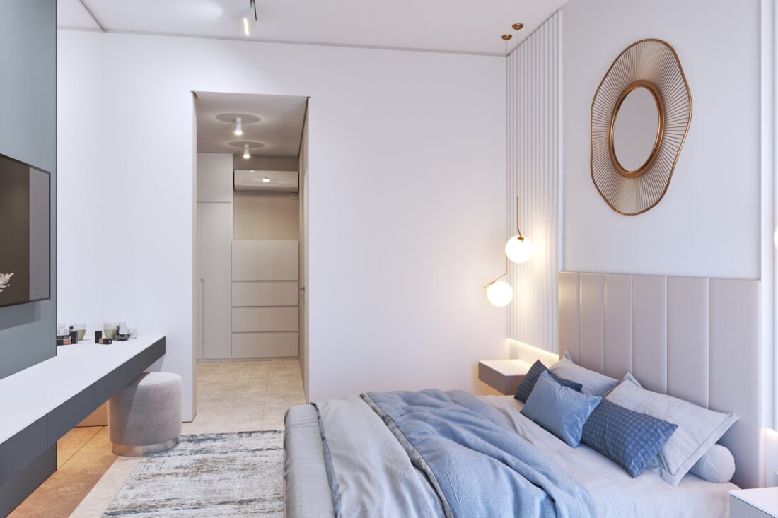 Apartment D-51 in RC BELVEDERE - Bečići, Budva, Montenegro - spavaća soba