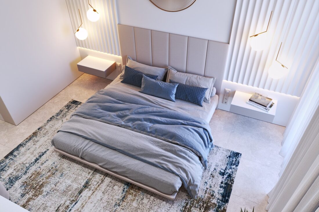 Apartment D-51 in RC BELVEDERE - Bečići, Budva, Montenegro - spavaća soba