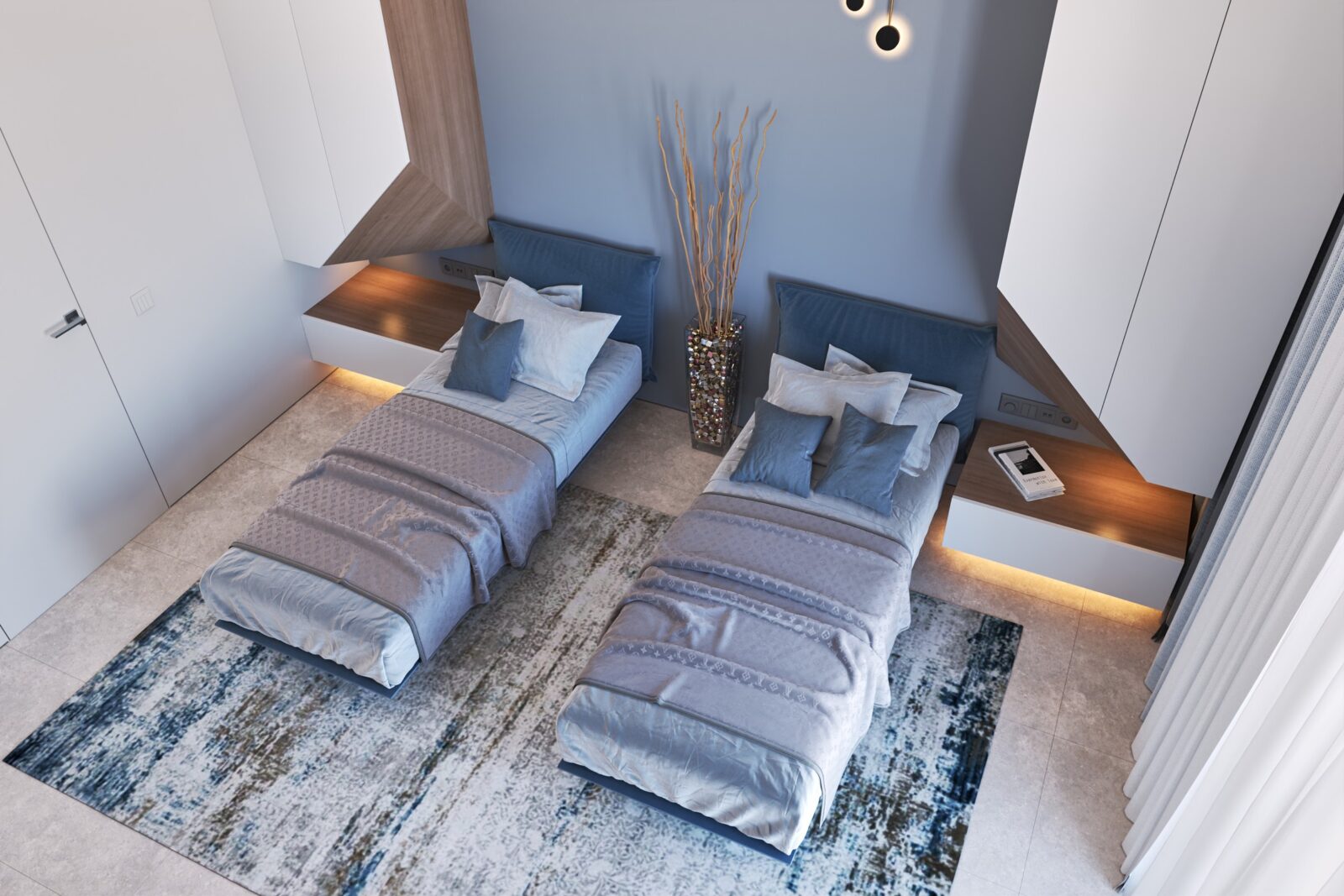 Renders of the ADRIA apartment - Second bedroom