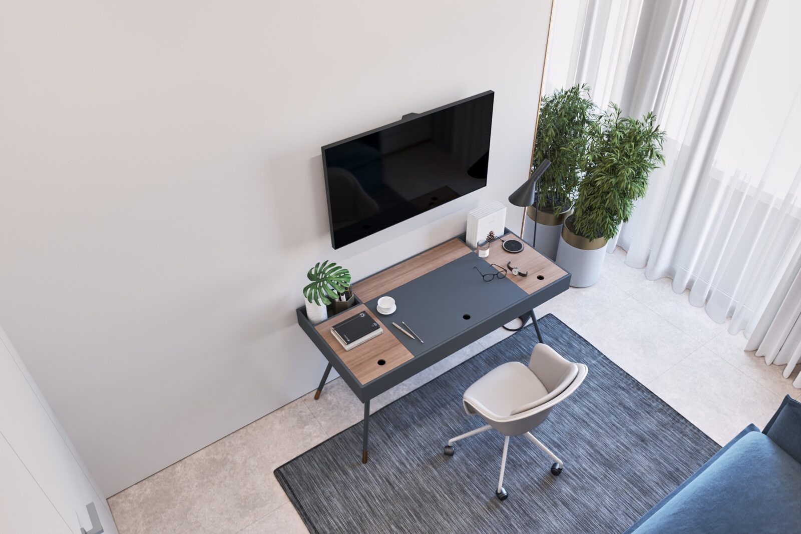 Renders of the ADRIA apartment - Study