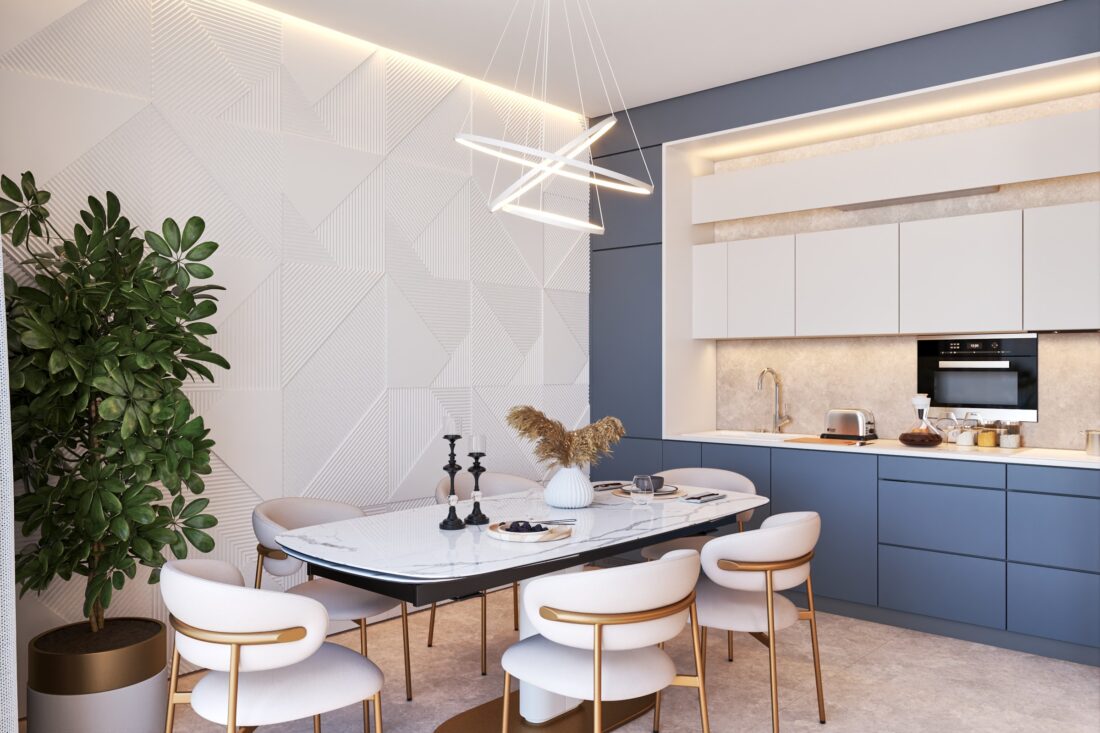 Apartment D-51 in RC BELVEDERE - Bečići, Budva, Montenegro - kuhinja