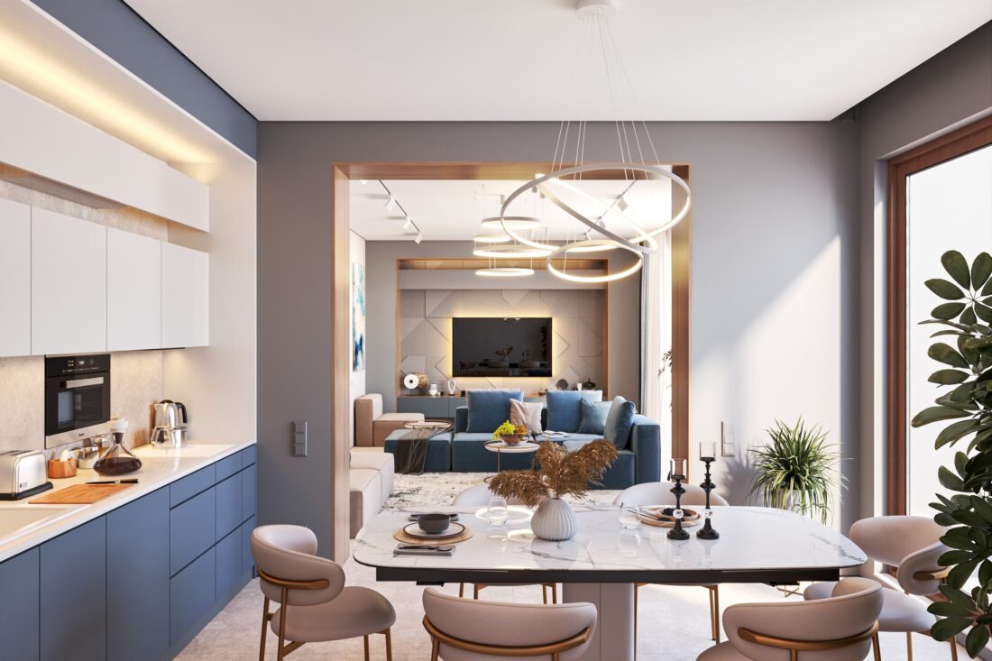 Apartment D-51 in RC BELVEDERE - Bečići, Budva, Montenegro - kuhinja