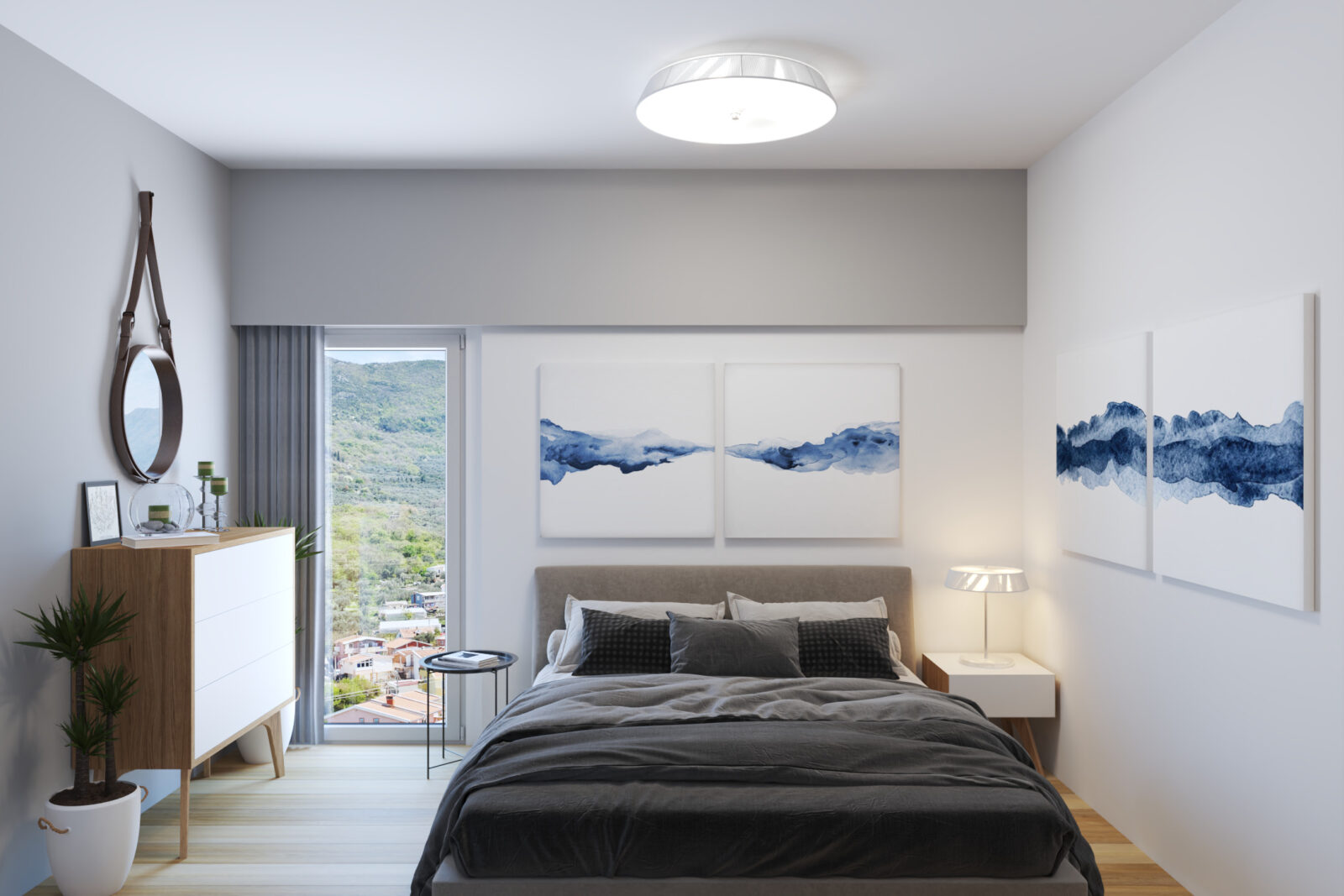 Glavna spavaća soba - apartman br. 61 u Emerald Residence, Bar