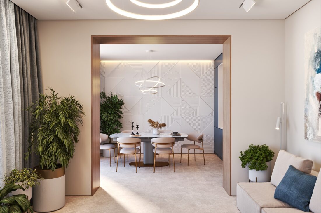 Apartment D-51 in RC BELVEDERE - Bečići, Budva, Montenegro - dnevna soba